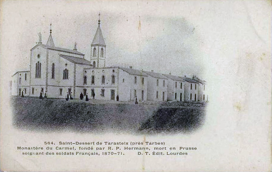 Abbaye de Tarasteix - Carte Postale 1945